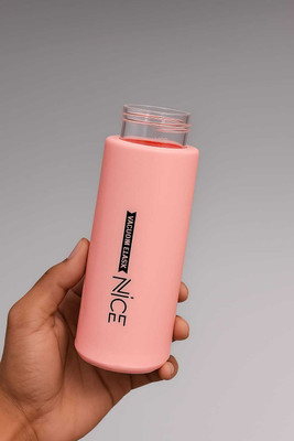 KOTLEY 400 ml Borosilicate Glass Bottle(Pack of 1, Multicolor)