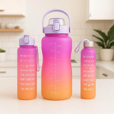 Luvae 3200 ml Plastic Sipper(Pack of 3, Multicolor)