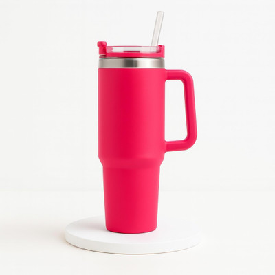 VOCO 1200 ml Stainless Steel Sipper(Pack of 1, Pink)