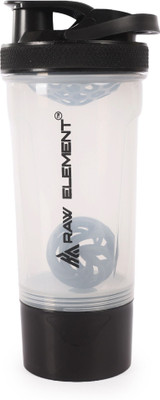 Raw Element 700 ml Plastic Sipper(Pack of 1, Black)