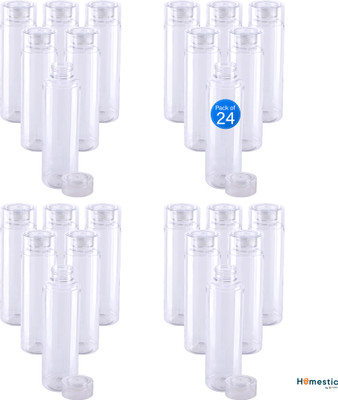 HOMESTIC 1000 ml Plastic Bottle(Pack of 24, White)