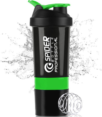 Dassio 500 ml Plastic Shaker(Pack of 1, Green)