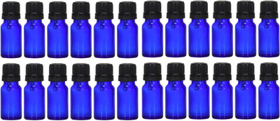 ceeyu 15 ml Glass Bottle(Pack of 24, Blue)