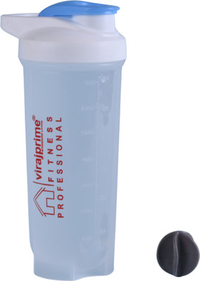 VIRAJ PRIME 700 ml Plastic Shaker(Pack of 1, White, Blue)