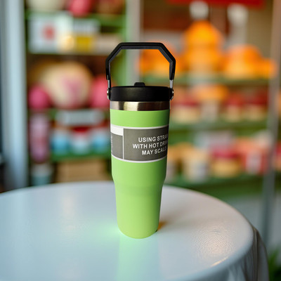 Daffodil lifestyle 900 ml Stainless Steel, PET Sipper(Pack of 1, Light Green)