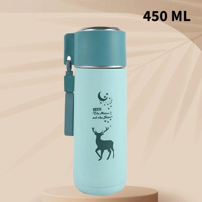 Tap2kaart 450 ml Glass, Plastic Bottle(Pack of 1, Green)