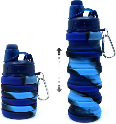 SHUANG YOU 500 ml Silicone Sipper(Pack of 1, Blue)