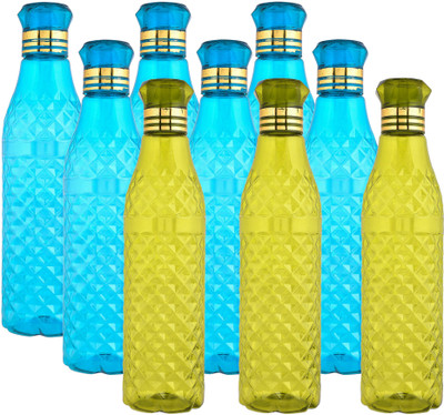 KUBER INDUSTRIES 1000 ml Plastic Bottle(Pack of 9, Multicolor)