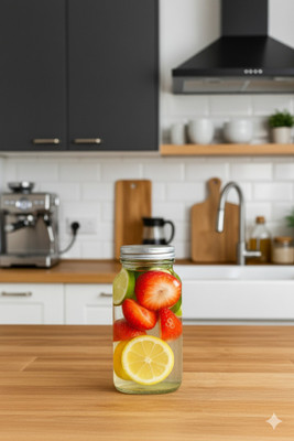 b7 Creations 500 ml Glass Bottle(Pack of 1, Silver)