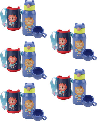 KUBER INDUSTRIES 500 ml Steel Sipper(Pack of 5, Blue)