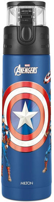 MILTON 500 ml Steel Bottle(Pack of 1, Steel/Chrome)