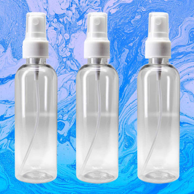 nsb herbals 100 ml Glass Spray Bottle(Pack of 3, Clear, White)