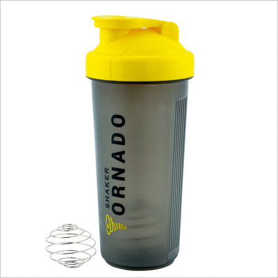 Trueware 700 ml Plastic Shaker(Pack of 1, Yellow)