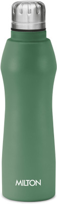 MILTON 880 ml Steel Bottle(Pack of 1, Green)
