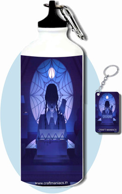 craft maniacs 650 ml Aluminium Sipper(Pack of 1, White)