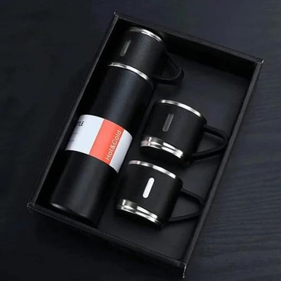 Flaski 500 ml Stainless Steel Flask(Pack of 1, Black)
