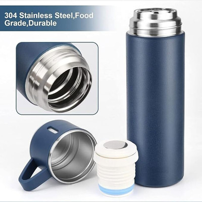 Sedoka Vacuum Flask with Cup 500 ml Flask(Pack of 3, Multicolor, Steel)