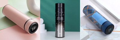 Tenet 500 ml Steel Flask(Pack of 3, Multicolor)