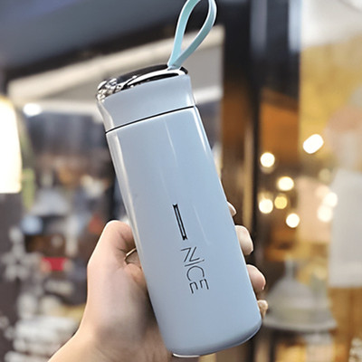 Glasso 400 ml Plastic, Glass Bottle(Pack of 1, Blue, Light Green, Pink, Off White)