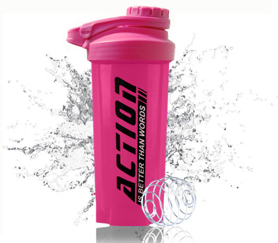 TRUE INDIAN 700 ml Plastic Shaker(Pack of 1, Pink)