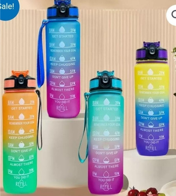 COMTOSS 1000 ml Silicone Bottle(Pack of 1, Multicolor)