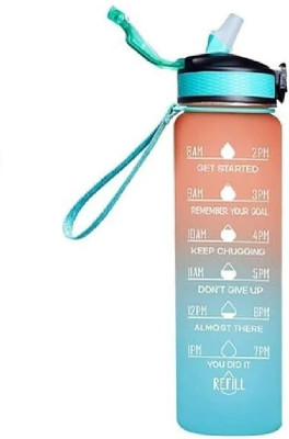MOSSM 1000 ml Silicone Bottle(Pack of 1, Multicolor)