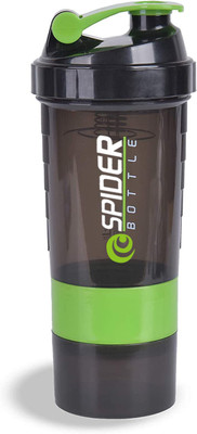 COOL INDIANS 500 ml Plastic Shaker(Pack of 1, Green)