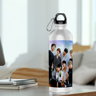 k1gifts 600 ml Aluminium Sipper(Pack of 1, White)