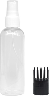 mapperz Plastic Pump Bottle Spray Dispenser, With Root Comb Applicator 100 ml Spray Bottle(Pack of 1, Clear, PET)