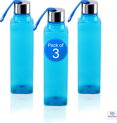 Heart Home 1000 ml Plastic Bottle(Pack of 3, Blue)