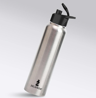 Zelenor 1000 ml Steel Bottle(Pack of 1, Silver)