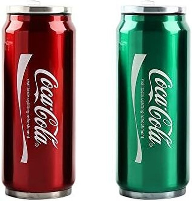 Barkati 500 ml Steel Sipper(Pack of 2, Red, Green)