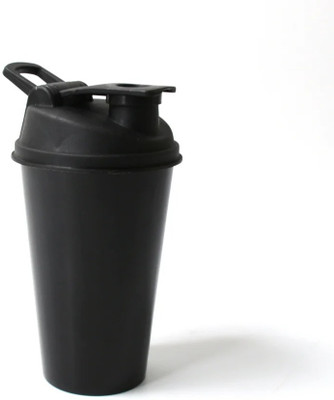 shakkerr 600 ml Plastic Shaker(Pack of 1, Black)