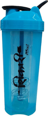 FitPro 750 ml Plastic Shaker(Pack of 1, Blue)