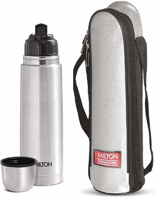 MILTON Flask 500 500 ml Flask(Pack of 1, Silver, Steel)