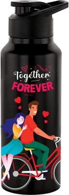 NIRLON 750 ml Steel Shaker(Pack of 1, Black)