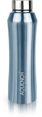 AQUENCH 1000 ml Steel Bottle(Pack of 1, Blue)
