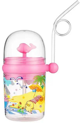 KolorFish 260 ml Plastic Sipper(Pack of 1, Pink)