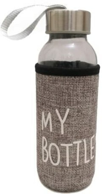 UNDERZONE 500 ml Glass Bottle(Pack of 2, Beige)