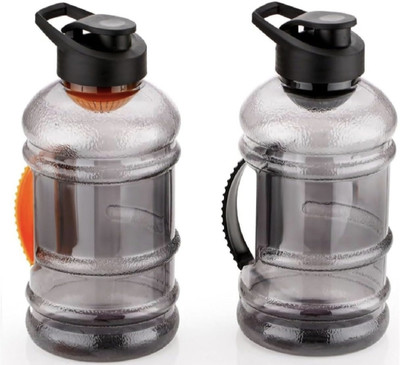 Tishnaya jewels 1500 ml Plastic Shaker(Pack of 1, Black, Orange)