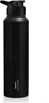 AGHNAYA 1000 ml Steel Sipper(Pack of 1, Black)