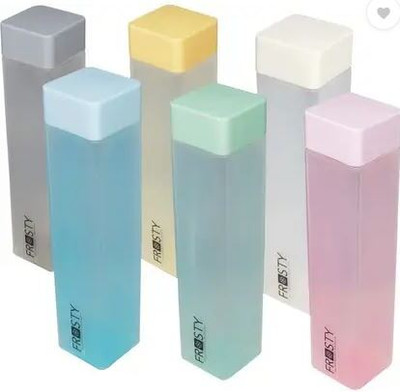 ORSALE FRIDGE WATER BOTTLES SET PLASTIC COMBO 1000 ml Bottle(Pack of 6, Multicolor, Plastic)