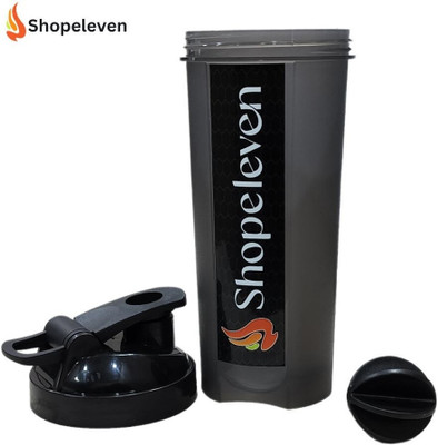 Shopeleven 700 ml Plastic Shaker(Pack of 1, Grey)
