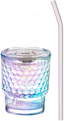 kelvee 350 ml Glass Sipper(Pack of 1, Clear)