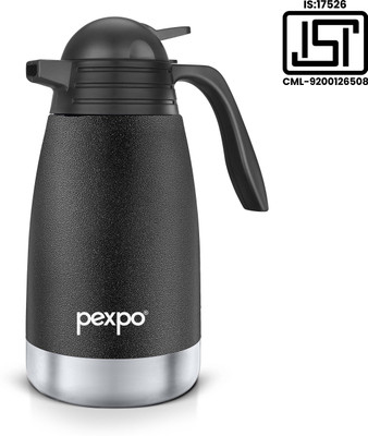pexpo 600 ml Steel Flask(Pack of 1, Black)
