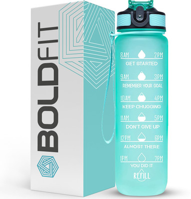 BOLDFIT 1000 ml Plastic Bottle(Pack of 1, Green)