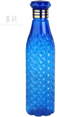 JLR Enterprise Plastic Fridge Water Bottle Set Of 1, Crystal Diamond Texture Design 1000 ml Bottle(Pack of 1, Blue, PET)