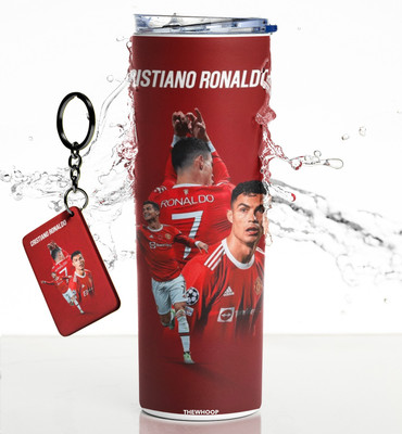 TheWhoop 600 ml Steel Sipper(Pack of 1, Red)