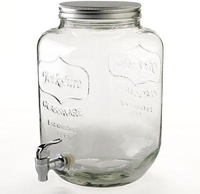 RRAARR 4000 ml Glass Bottle(Pack of 1, Clear)