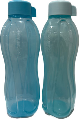 TUPPERWARE 1000 ml Plastic Bottle(Pack of 2, Light Blue, Light Green)